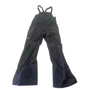 Patagonia Men's  Black Square Neck Powder Town Bibs Short Size Small NWT